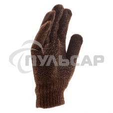 Перчатки трикотажные, двойные, верблюжья и овечья шерсть, ПВХ покрытие, Россия Сибртех