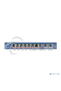 Коммутатор HIKVISION DS-3E0310HP-E, 7 портов PoE , 1 порт HiPoe