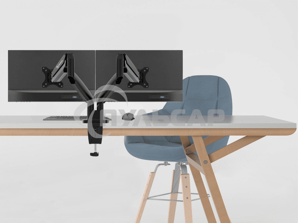 Кронштейн для 2 мониторов ONKRON G200 для монитора 13