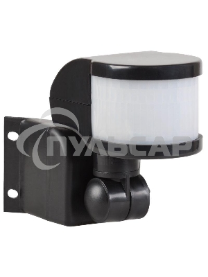 Детектор движения ДД 018 1100Вт угол обз. 270град. дальн. 12м IP44 черный ИЭК LDD10-018B-1100-002