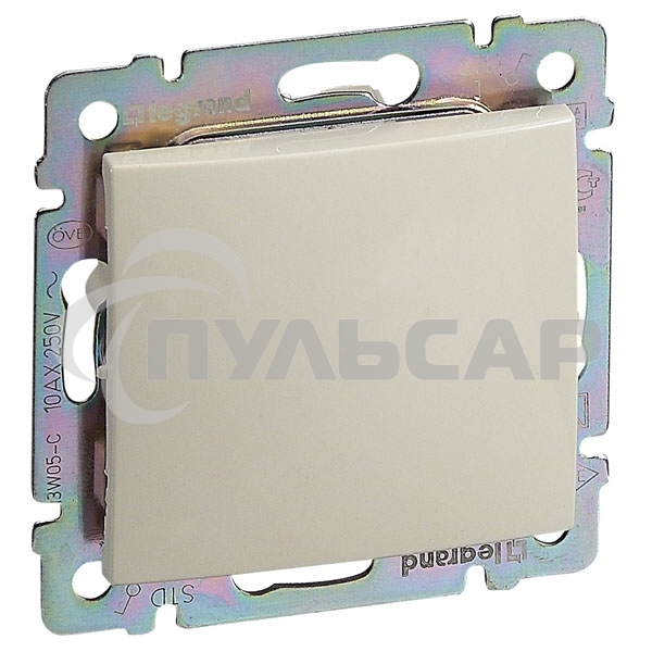 Механизм переключателя 1-кл. СП Valena проходн. на 2 напр. сл. кость Leg 774306