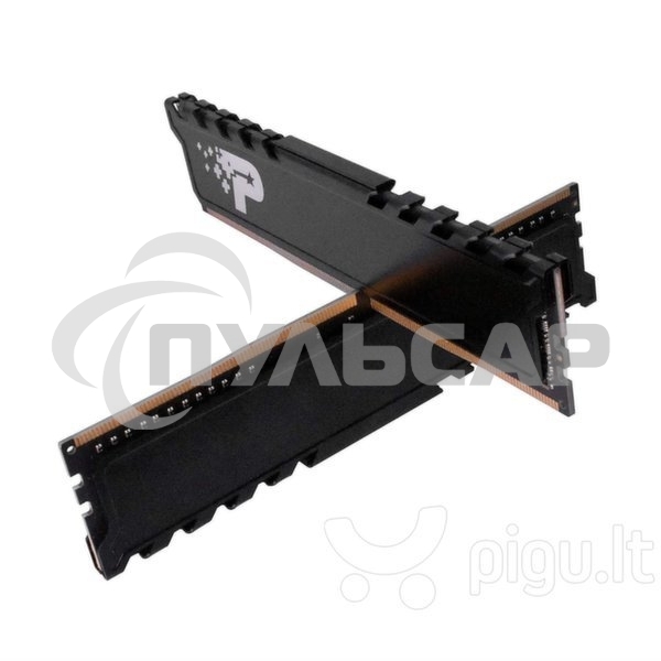 Оперативная память Patriot Signature, DDR4, 16Gb (2x8 Gb), 3200 MHz, CL22, DIMM, радиатор, черный