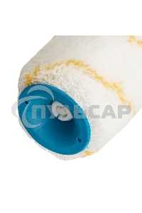 Валик в сборе Matrix ПОЛИАКРИЛ желтая полоса, 180 мм, ворс 12 мм, D 48 мм, D ручки 8 мм