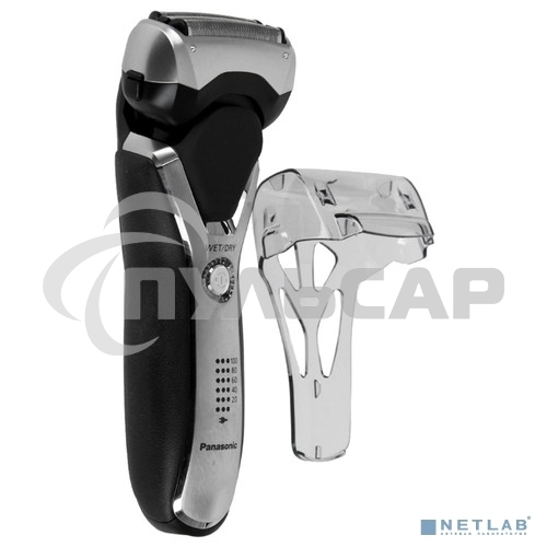 Электробритва сетчатая Panasonic ES-RT77-S520 реж.эл.:3 питан.:аккум. серебристый/черный