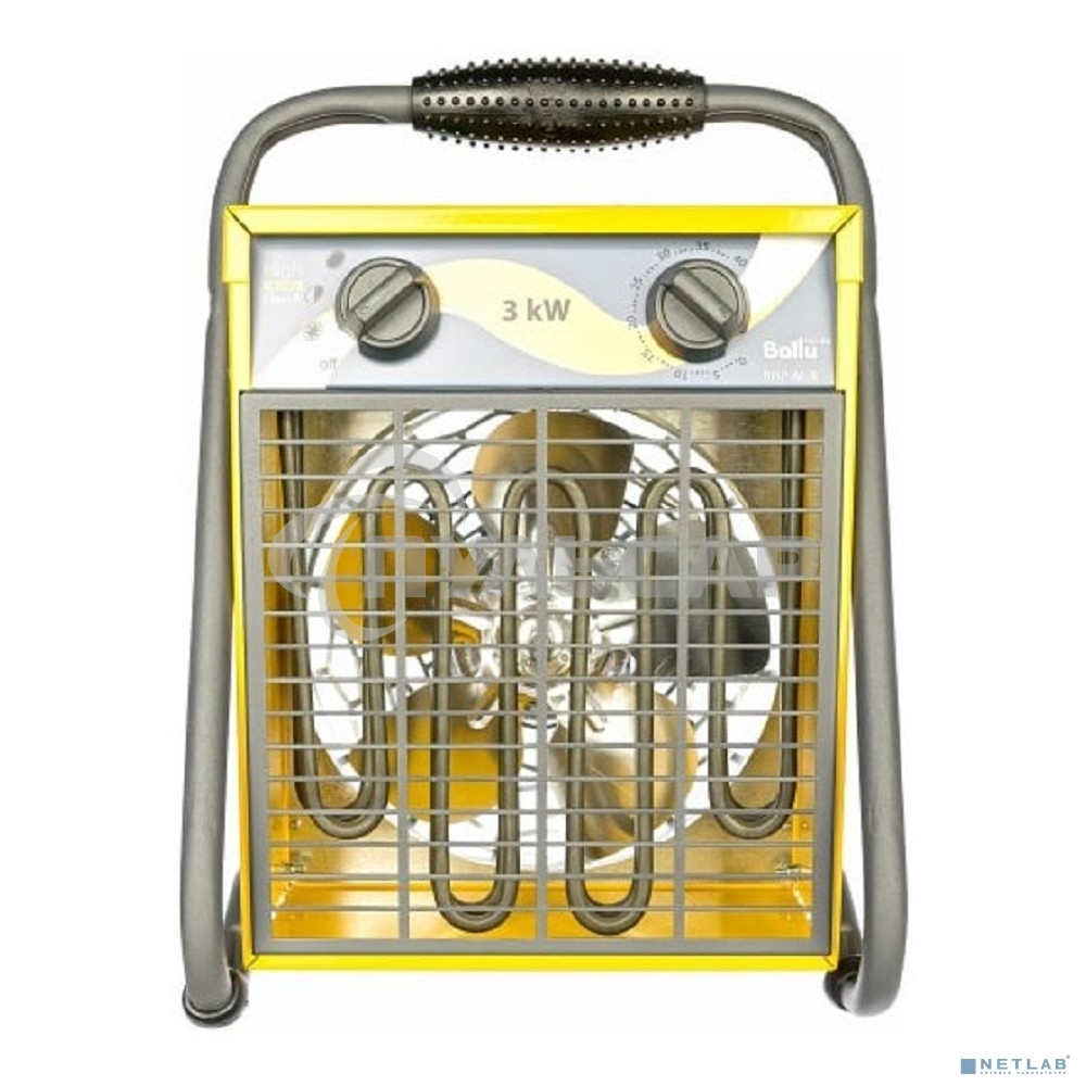 Тепловая пушка электрическая Ballu BHP-M-3 3000Вт желтый