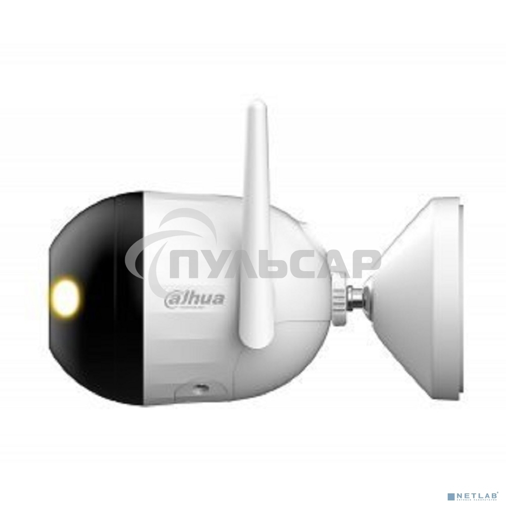Уличная цилиндрическая IP-видеокамера DAHUA DH-IPC-F2CP-PV-0280B Smart Dual Light 2Мп, 1/3” CMOS, объектив 2.8мм, видеоаналитика, ИК 30м, LED 30м, микрофон, динамик, Wi-Fi 2.4ГГц, IP67, металл пластик