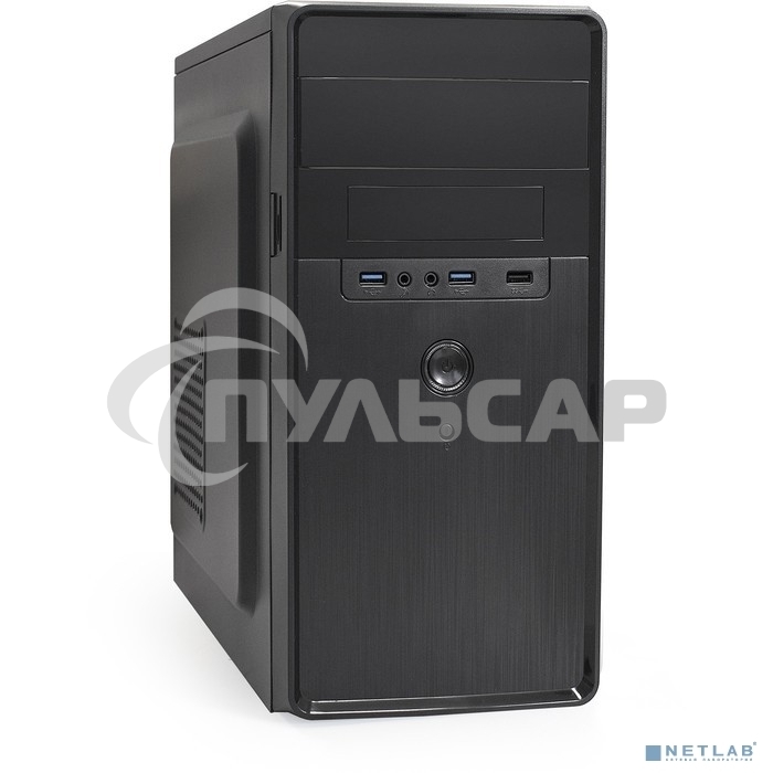 Компьютерный корпус Minitower ExeGate EX286438RUS BA-309U2-350W-8 (mATX, БП AA350 с вент. 8см, 1*USB+2*USB 3.0, HD аудио, черный)