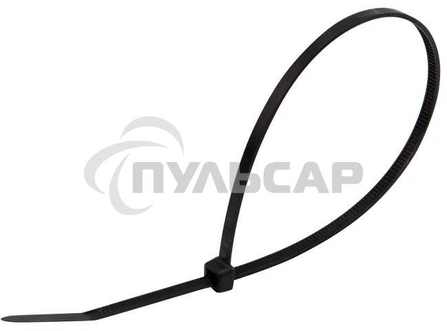 Хомут-стяжка кабельная нейлоновая Rexant 250 x3,6 мм, черная, упаковка 100 шт.