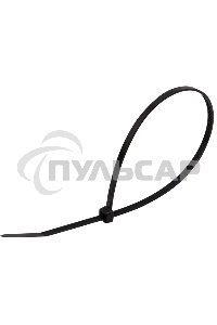 Хомут-стяжка кабельная нейлоновая Rexant 250 x3,6 мм, черная, упаковка 100 шт.