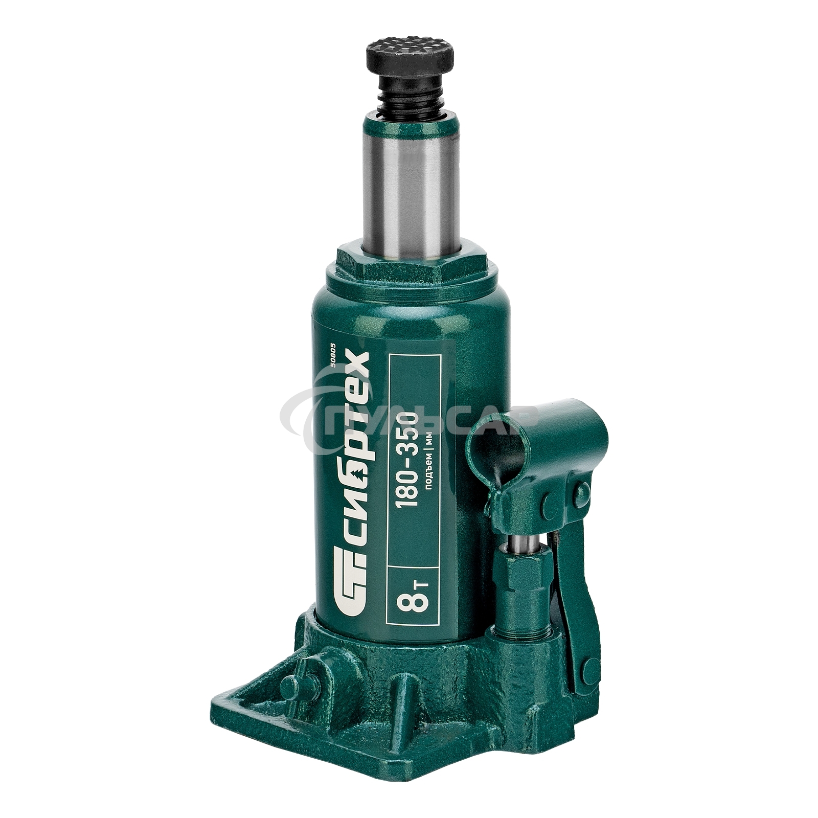 Домкрат гидравлический Сибртех бутылочный, 8т, 180-350мм