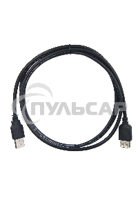 Кабель удлинительный TELECOM USB2.0 <Am-->Af> 1,5 м черный <TUS6990-1.5M>