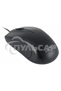 Мышь проводная Oklick 185M черный, 1200 dpi, USB, кнопки - 3