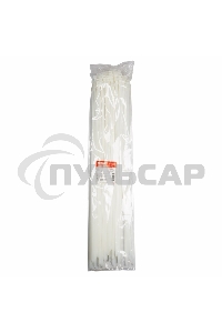 Хомут-стяжка кабельная нейлоновая Rexant 700 x9,0 мм, белая, упаковка 100 шт.