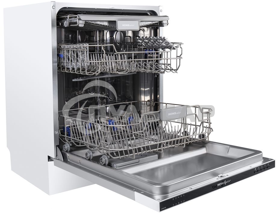 Встраиваемая посудомоечная машина HOMSair DW67M, черный, 59.8 см, 14 компл., 47 дБ, класс A++