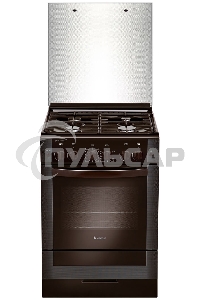 Плита газовая Gefest ПГ 6300-02 0047 коричневый, конфорок 4 шт, духовка 52 л, 60 см x 85 см x 60 см