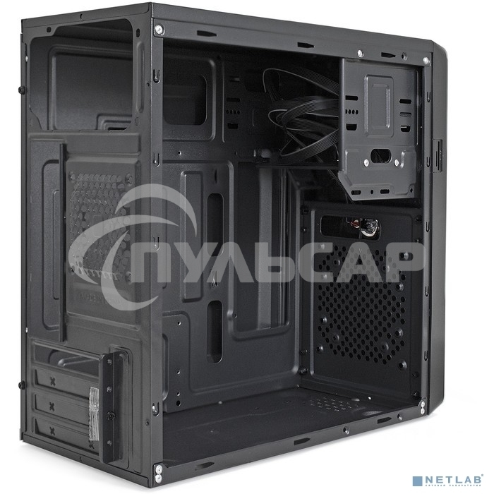 Компьютерный корпус Minitower ExeGate EX286438RUS BA-309U2-350W-8 (mATX, БП AA350 с вент. 8см, 1*USB+2*USB 3.0, HD аудио, черный)