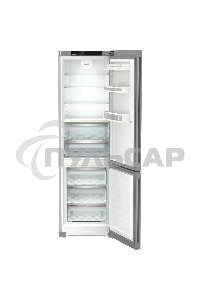 Холодильник Liebherr CBNsdc 573i-22 серебристый двухкамерный 266/94л морозилка снизу, No Frost
