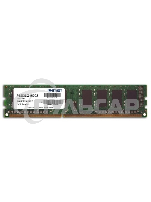 Оперативная память Patriot Signature, DDR3, 8Gb (1x8 Gb), 1600 MHz, CL11, DIMM