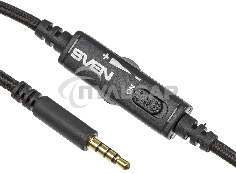 Игровые наушники SVEN AP-G999MV с микрофоном серый (50 мм, мини-джек (стерео) O 3,5 мм (4 pin))