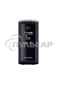 Источник бесперебойного питания UPS CyberPower VP1000ELCD Line-Interactive 1000VA/550W USB/RS-232/RJ11/45 (4 EURO)