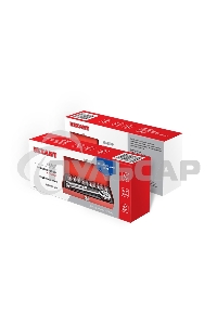 Набор торцевых головок Rexant 1/2, головки 10-24 мм, с трещоточным ключом, 12 предметов