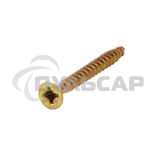 Саморез универсальный KRANZ 4х40, желтый цинк, короб (200 шт./уп.)