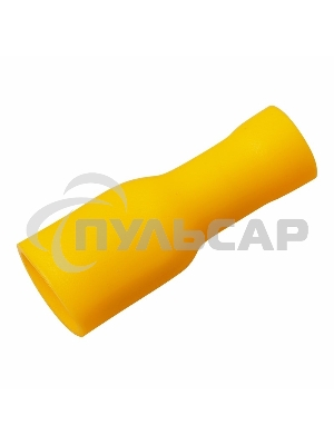 Клемма плоская полностью изолированная гнездо 6.6 мм 4-6 мм² (РППи-м 6.0-(6.3)) Rexant