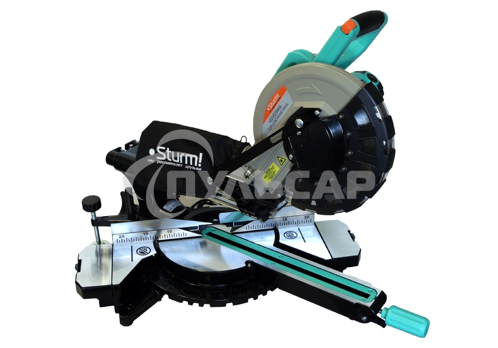 Пила торцовочная Sturm! MS5525WM, 2300 Вт, диск 255 мм, 3200/4500 об/мин, РЕЗКА МЕТАЛЛА, протяг