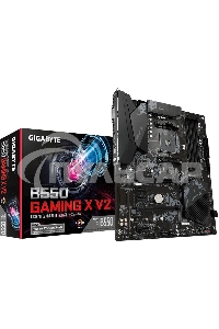 Материнская плата Gigabyte B550 GAMING X V2, AM4, AMD B550, 4xDDR4, 4xSATA, 2xM.2, 1xPCI-E 4.0 x16, 1xPCI-E 3.0 x2, 1xHDMI, 1xDVI-D, 1x 1Gb LAN, 1xUSB 3.2 Gen 2, 3xUSB 3.2 Gen 1, 2xUSB 2.0, 3x3.5 мм, 7.1, Standard-ATX