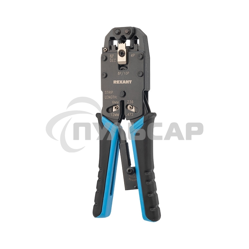 Кримпер Rexant HT-200R ТАЙВАНЬ для обжима 10P10C, 8P8C, 6P6C, 4P4C