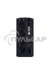 Источник бесперебойного питания UPS CyberPower VP1000ELCD Line-Interactive 1000VA/550W USB/RS-232/RJ11/45 (4 EURO)