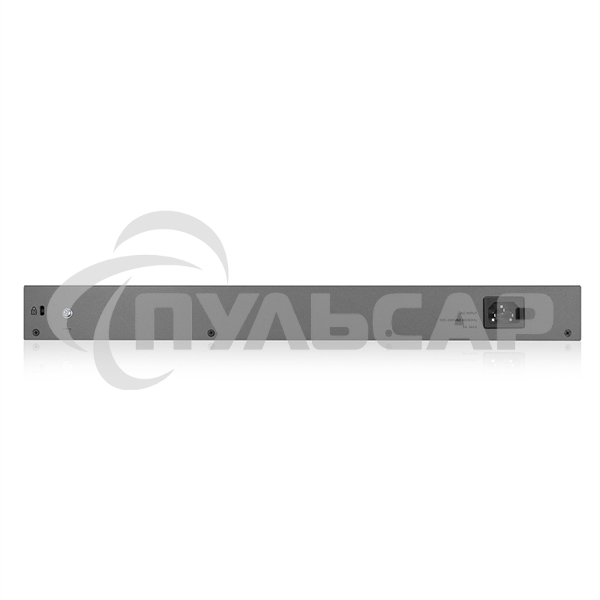 Коммутатор Zyxel GS1350-26HP, 24xGE PoE+, 2xCombo (SFP/RJ-45), бюджет PoE 375 Вт, дальность передачи питания до 250 м, автоперезагрузка PoE-портов, повышенная защита от перенапряжений и электростатических разряд