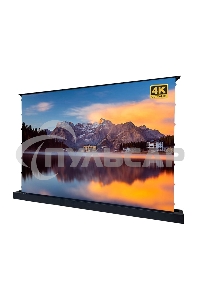 Экран для проектора S'OK SFE-296x165-BK 100'' 4K, напольный с электроприводом, полотно Nanometallic, черный