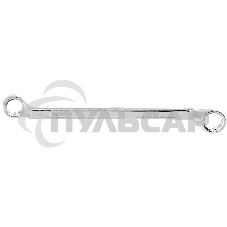 Ключ накидной коленчатый, 17 х 19 мм, хромированный Sparta