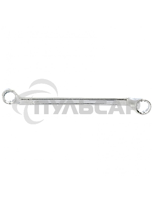 Ключ накидной коленчатый, 17 х 19 мм, хромированный Sparta