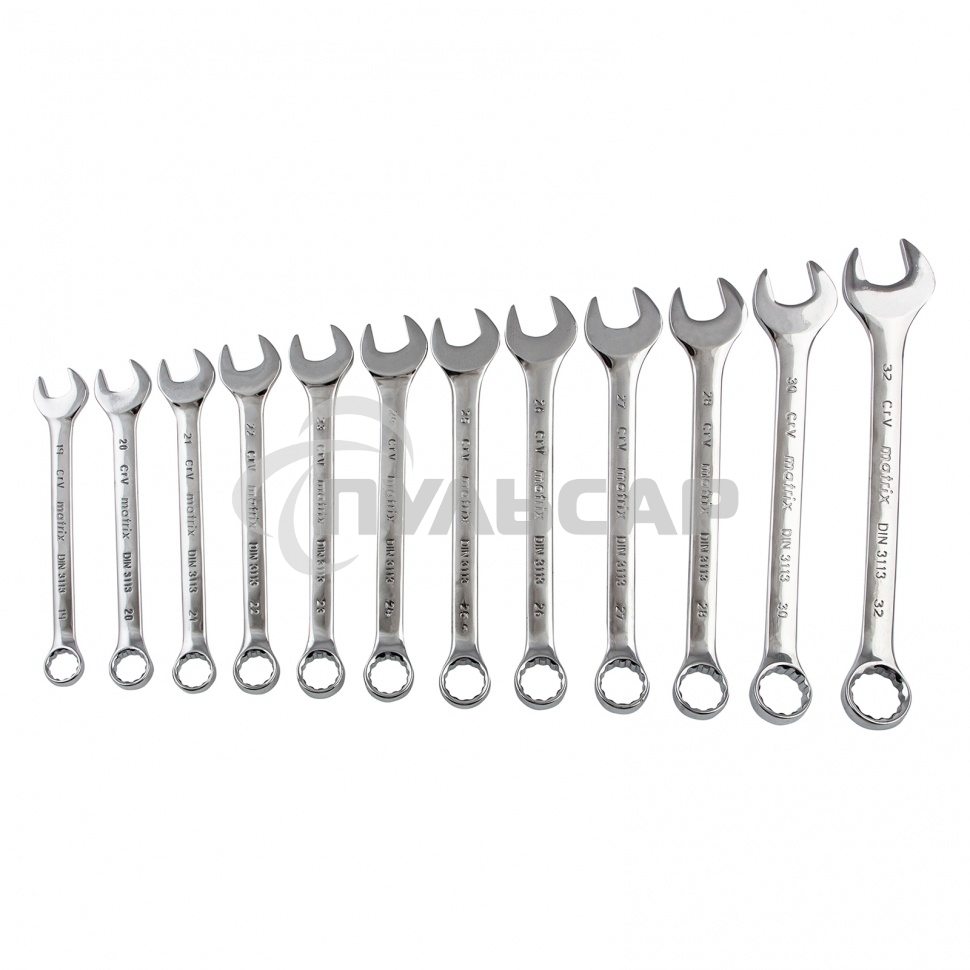 Набор комбинированных ключей Matrix (6-32 мм) 25 шт.