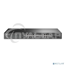 Коммутатор TP-Link JetStream™ 24-port Gigabit L2/L2+ Managed Switch with 4 SFP slots, support SDN controller, abundant L2/L2+ features, 1U rack mountable, full managed via web UI/CLI/Console/SSH/Telnet/SNMP.