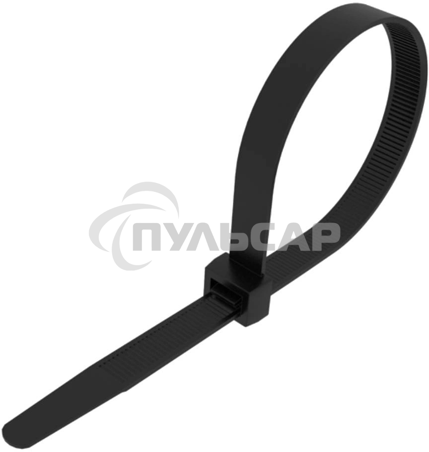 Хомут-стяжка кабельная нейлоновая Rexant 150 x3,6 мм, черная, упаковка 100 шт.