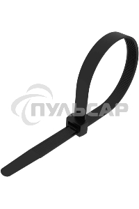 Хомут-стяжка кабельная нейлоновая Rexant 150 x3,6 мм, черная, упаковка 100 шт.