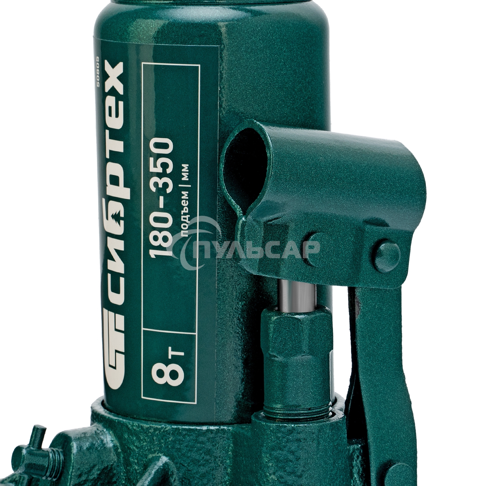 Домкрат гидравлический Сибртех бутылочный, 8т, 180-350мм