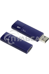Флешка USB 16 Gb, Silicon Power Ultima U05, USB 2.0, синий