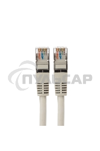 Пaтч-корд U/UTP Rexant, кат.5e, RJ45-RJ45, неэкранированный, LSZH серый, 2м