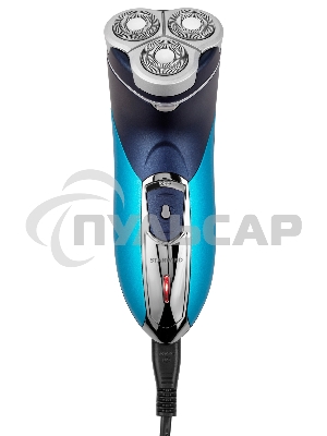 Электробритва роторная Starwind SSH 1525 реж.эл.:3 питан.:аккум. голубой/черный