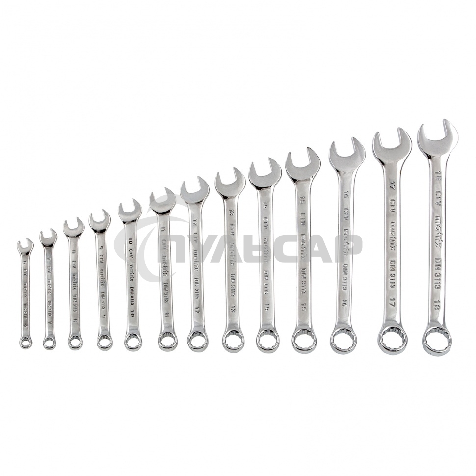 Набор комбинированных ключей Matrix (6-32 мм) 25 шт.