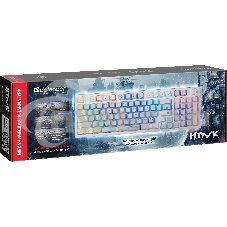 Клавиатура проводная Defender Hawk GK-418, USB, белый