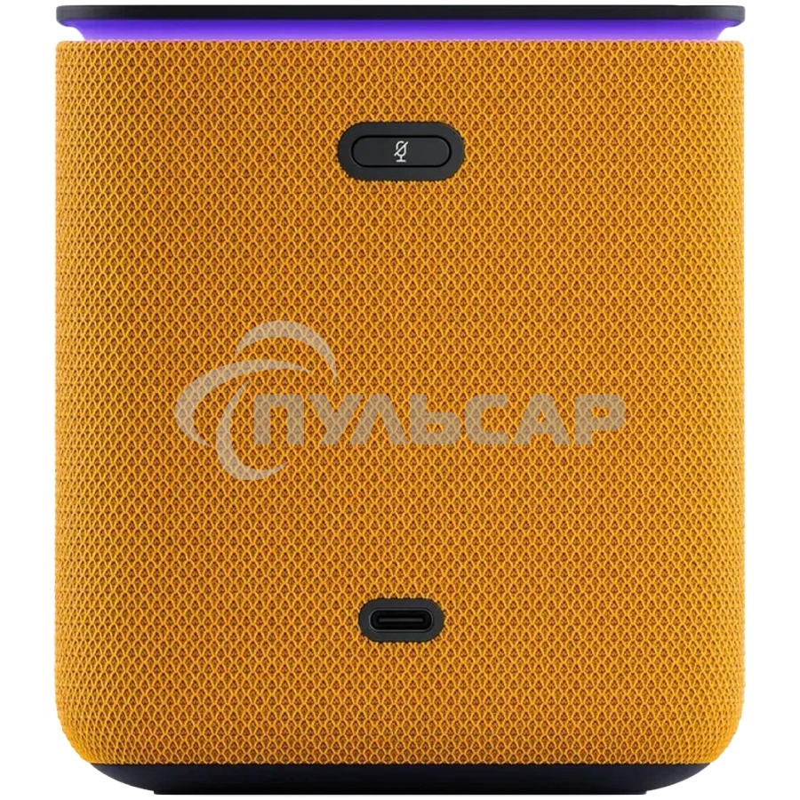 Умная колонка Яндекс Станция Миди, ZigBee, 24Вт, с голосовым ассистентом Алиса на YaGPT, оранжевый