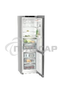 Холодильник Liebherr CBNsdc 573i-22 серебристый двухкамерный 266/94л морозилка снизу, No Frost