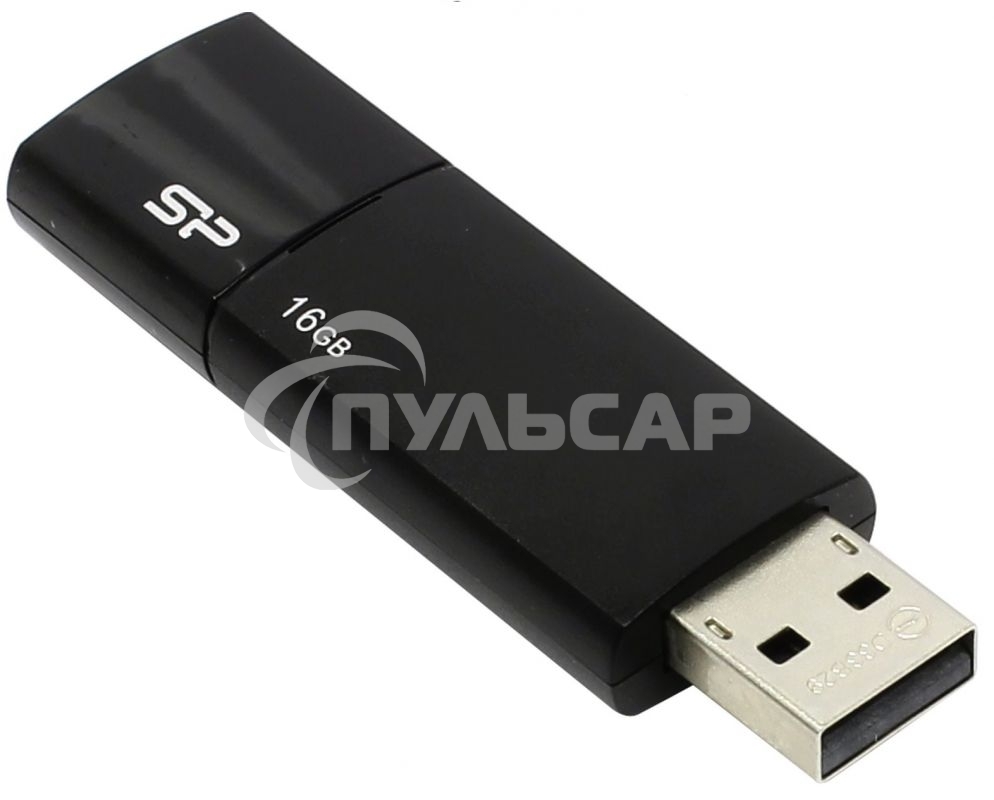 Флешка USB Silicon Power USB 16 Gb Ultima U05 SP016 Gb,UF2U05V1K USB 2.0, черный