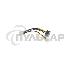 Разветвитель питания Cablexpert CC-PSU-82, Molex+SATA->PCI-Express 8pin, для подключения в/к PCI-Е (8pin) к б/п ATX