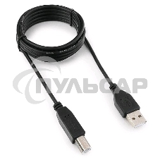 Кабель Гарнизон Кабель USB 2.0, AM/BM, 1.8м, пакет (GCC-USB2-AMBM-1.8M)